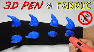 3D Pen on Fabric- 5 CLEVER Uses for Costumes / Cosplay