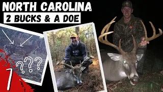 North Carolina Deer Hunting: Two STUD Bucks and a Doe!!