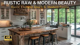 Discover the Beauty of Raw Materials: Transform Your Home with Rustic Element Touch & Modern Fusion