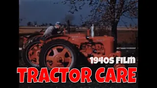 1940s DIESEL TRACTOR CARE  INSTRUCTIONAL FILM  MCCORMICK DEERING TRACTORS  46784