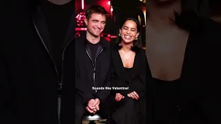 Zoë Kravitz flirting with Robert Pattinson tiktok batman.latestmovie