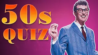 Can You Name ALL These HITS of the 50s? |  MUSIC QUIZ  | Guess the song