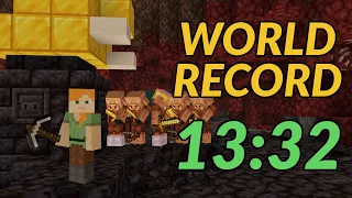 WORLD RECORD AGAIN - 13:32 MINECRAFT BEDROCK RSG SPEEDRUN