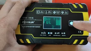 Зарядний пристрій з Aliexpress Foxsur 12-24 V НЕ БРАТИ
