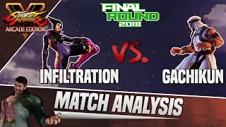 SFV AE Match Analysis: Final Round 2018 - Infiltration vs. Gachikun