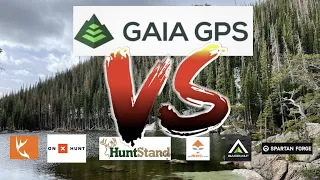 Gaia GPS vs. OnX, HuntWise, HuntStand, BaseMap, GoHunt, & Spartan Forge #onxhunt #huntwise #hunting