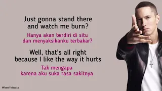 Eminem - Love The Way You lie ft Rihanna | Lirik Terjemahan