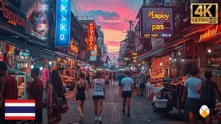 𝐏𝐡𝐮𝐤𝐞𝐭, 𝐓𝐡𝐚𝐢𝐥𝐚𝐧𝐝🇹🇭 Vibrant Night Market in Phuket Old Town (4K UHD)