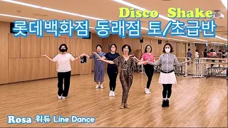 Disco Shake Line Dance | Beginner | 롯데백화점 동래점 토/초급반 여름학기 접수중