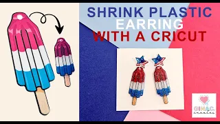 DIY Shrink Plastic Earrings with Cricut