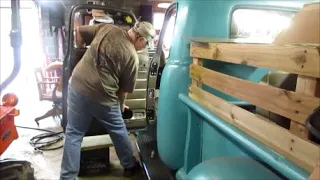 1949 GMC Project. Door hinge and latch adjustment, Volume 21,  Interior rehab.