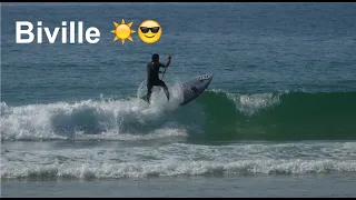 SUP & Surf - Slomo @Biville 13 09 2020 😎