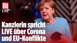 🔴 Merkel spricht LIVE nach EU-Gipfel über Corona und Konflikte mit Russland