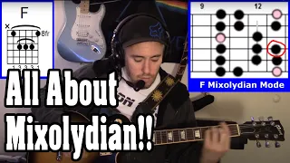 All About the Mixolydian Mode - Chord Progressions, Melodies, Borrowing Chords, Soloing, etc...