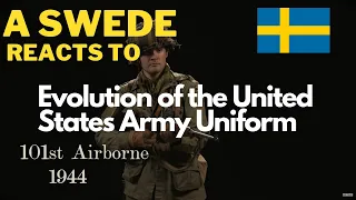 A swede reacts to: Evolution of the United States Army Uniform