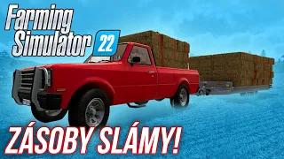 ZÁSOBY SLÁMY! | Farming Simulator 22 #16