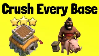 BEST Hog Attack Strategy TH8 | How to Hog Town Hall 8 | Town Hall 8 Hog War Attack Strategy