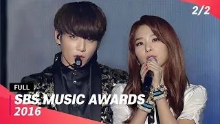 [FULL] SBS Music Awards 2016 (2/2) | 20161226 | EXO, BTS, BIGBANG, BLACKPINK, Red Velvet, TWICE, CL