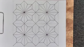 Geometric art easy | creative drawing ideas | wall decor ideas | diy