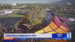 Coachella Music Festival 2024 kicks off in Southern California