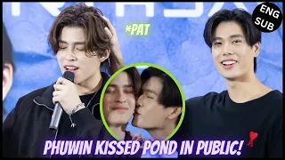 [PondPhuwin] POND BLUSHED AFTER PHUWIN KISSED HIM During Pond's 23rd Birthday