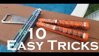 First 10 Balisong Tricks You Should Learn. 10 Beginner Butterfly Knife Tricks.
