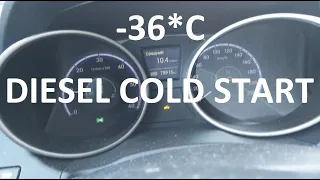 Extreme DIESEL car cold start compilation #11 -40 Siberia | Odpalanie diesla na silnym mrozie