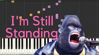 Elton John- I'm Still Standing- Easy Piano Tutorial by Tunes with Tina