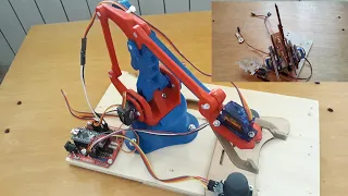 Робот-манипулятор на 3D принтере, или поломался MeArm - не беда, соберем EEZYbotARM