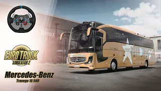 Mercedes Benz Travego Bus    I    Euro Truck Simulator 2    I    Logitech G29 Gameplay
