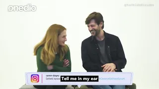Canan Ergüder and Serhat Teoman on Onedio with English subtitles