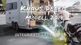 Wohnwagen KNAUS DESEO Modell 2018 Multifunktionaler Lademeister