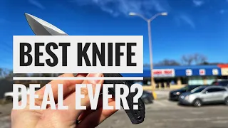 BEST KNIFE DEAL OF 2023 & EDC TORTURE TEST - Harbor Freight Gordon Pocket Knife