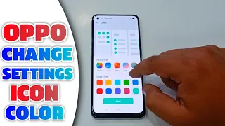 OPPO Change Setting Icon Color ! How To Change Setting Icon Color In Oppo Phones