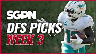 NFL DFS Picks Week 3 + Thursday Night Football Prop Bets -  NFL Predictions 9/22/22 - DFS Lineups