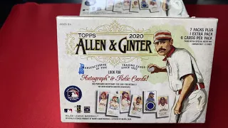 2020 Topps Allen & Ginter Preview 2 Blaster Boxes