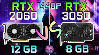 RTX 2060 vs RTX 3050 - Test in 11 Games | 1440p