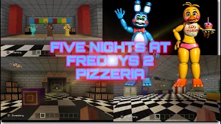 Five Nights at Freddy’s 2 Pizzeria Walkthrough (Minecraft)