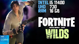 Fortnite Season 4 Chapter 3 tested on low end pc | Intel i5 11400 uhd 730 Graphics 16GB Ram
