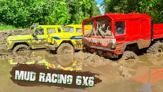 TRUCKS 6x6 MUD, ACTION, DRIVE – MERCEDES G63 vs MAN KAT vs ZIL 131