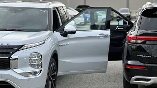 White Diamond or Black Diamond? 2023 PHEV Outlander comparison!