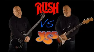 Rush VS Yes (Guitar Riffs Battle)