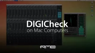 Using RME Audio DIGICheck on Mac Computers