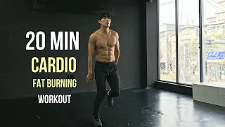 20 MIN FAT BURNING CARDIO WORKOUT (NO EQUIPMENT)