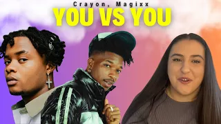 Crayon ft Magixx - You vs You / Just Vibes Reaction