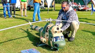 STUNNING !!! MIL MI-2 / HUGE RC AMAZING SCALE 1:6 TURBINE MODEL HELICOPTER / FLIGHT DEMONSTRATION !!