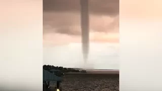 Waterspout off the shore of Alabama
