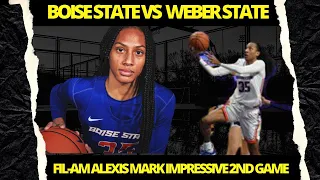 FIL-AM ALEXIS MARK IMPRESSIVE 2ND GAME VS WEBER STATE / DECEMBER 06, 2020