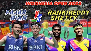 Fajar/Rian Vs Rankireddy/Shetty | Indonesia Open 2023 QF - NICE ANGLE