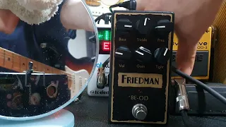 BE-OD Overdrive/Distortion(Friedman)+od3(BOSS)+Fender Relic Electric Guitar+Fender Blues Deluxe Amp